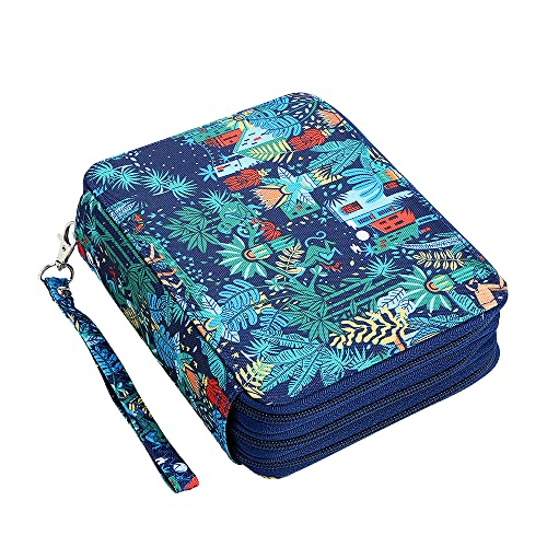 Image of 72 Slots Pencil Case Organizer w /Removal Handle Strap