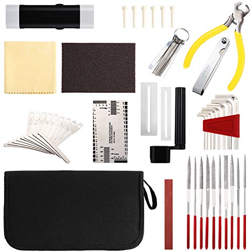 42 pièces Kit à outils d’entretien de réparation de guitare, Kit d’installation pour guitare Outils de réparation pour… - Les Beatles, Paul McCartney, John Lennon, RIngo Starr, George Harrison 42 pièces Kit à outils d'entretien de réparation de guitare, Kit d'installation pour guitare Outils de réparation pour… – Image 6