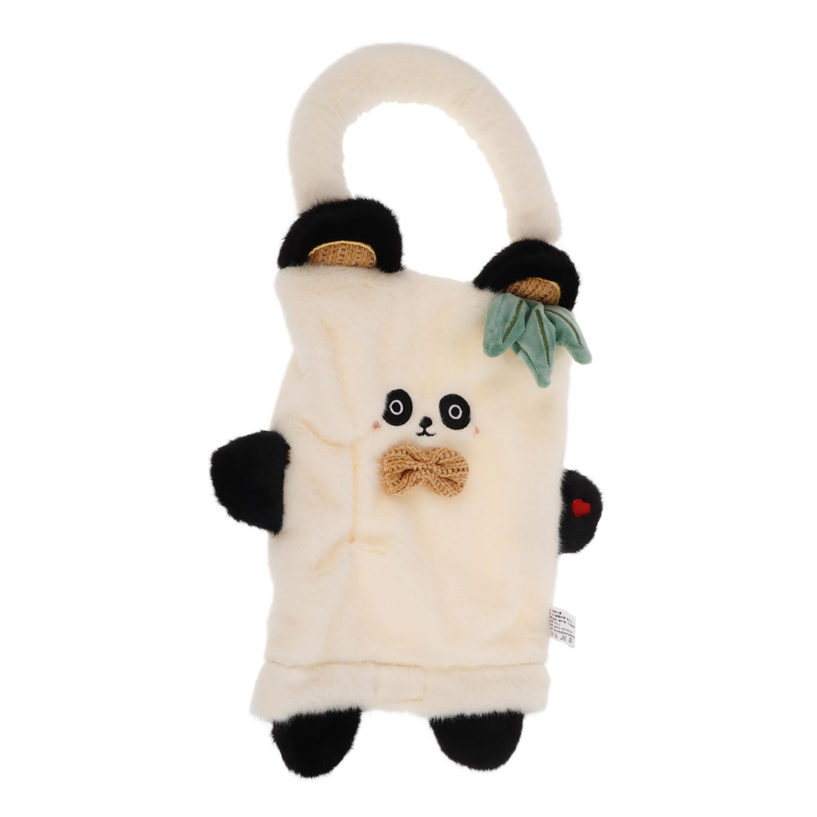 PRETYZOOM Automotive Tissue Dispenser Panda Paper Box Soft Plush Material Car Holder Home Decor