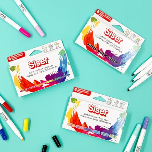 Siser® sublimation markers, black pack