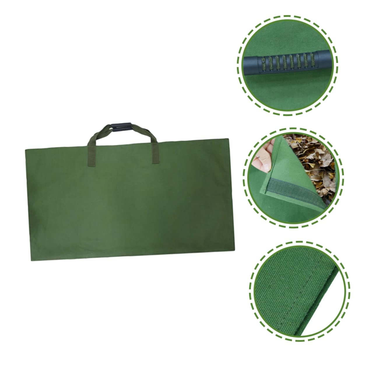 Kisangel Bolsa Para Guardar De Jardín Grande Plegable De Material Para Jardinería Recolector De Caídas Contenedor Portátil De Desechos De Jardín