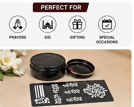 Instant Mehendi Dip for Hands - Maroon Natural Henna Paste | Perfect for Weddings, Festivals & Special Occasions | Chemical Free, Safe for All Skin (100g) 4