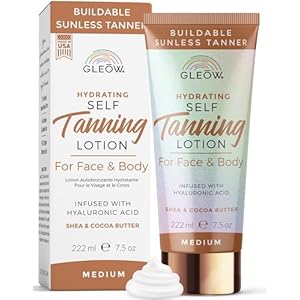 Self Tanner New 2024 Self Tanning Lotion for Face & Body, Indoor Tanning Lotion, Sunless Tanner, Fake Tan Lotion, Face Tanner Quick Tan 7.5 oz