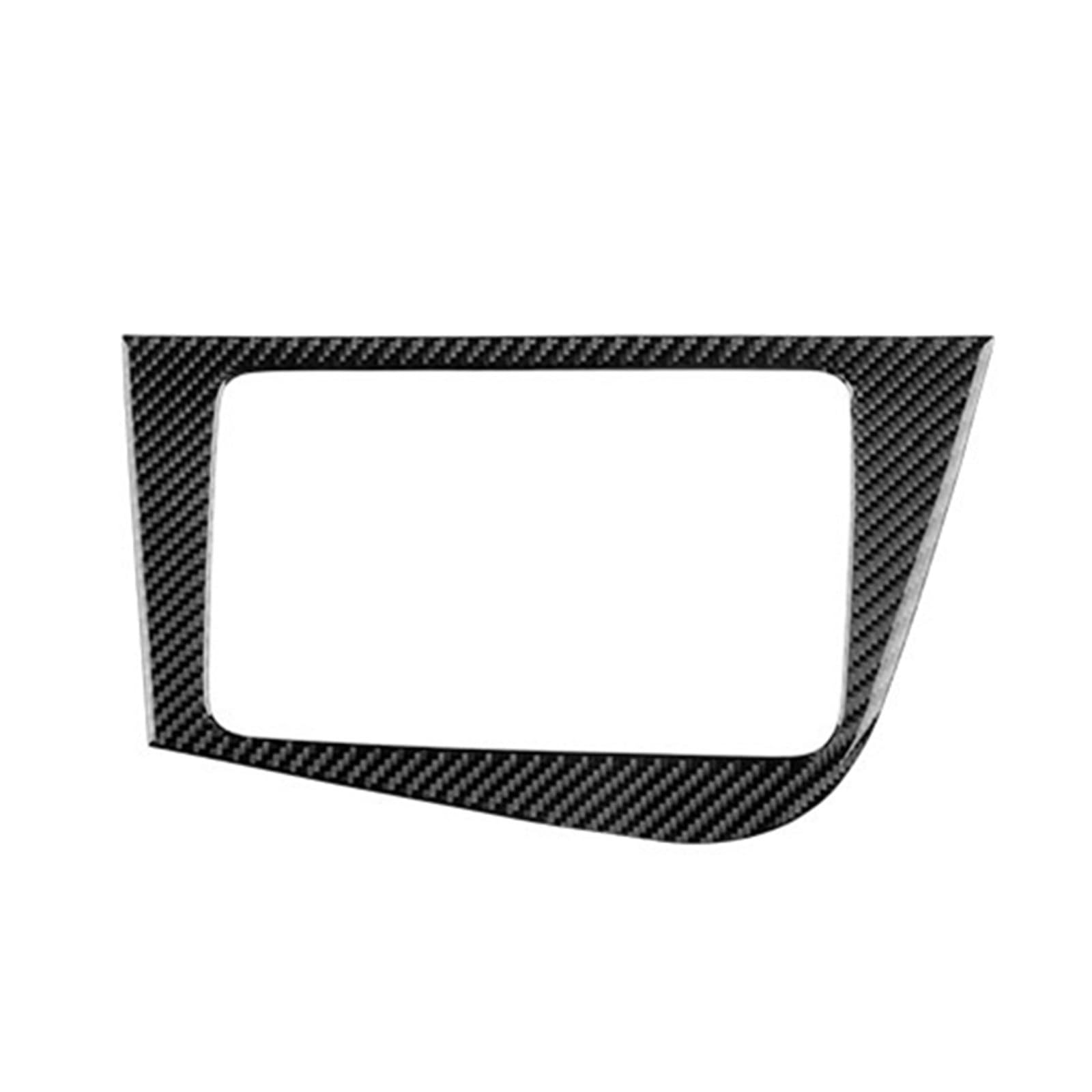 Compatible with Seat for Leon 2005 2006 2007 2008 2009 2010 2011 2012 LHD RHD Car CD Panel Trim Cover Inteior Sticker Accessories Car Decoration(Black,LHD)