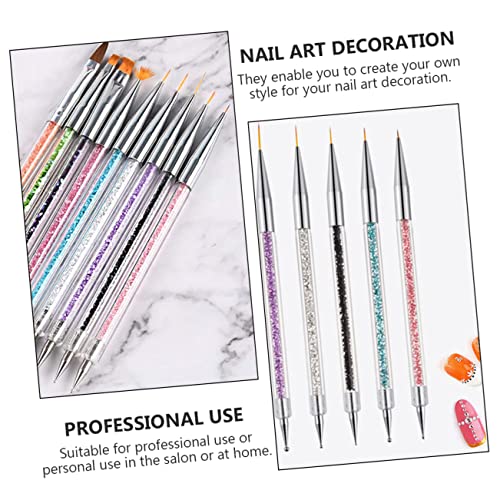 FRCOLOR 1 Conjunto/9 Pçs Conjunto De Pincéis De Arte Para Unhas Ferramentas De Manicure Yn Kit De Un