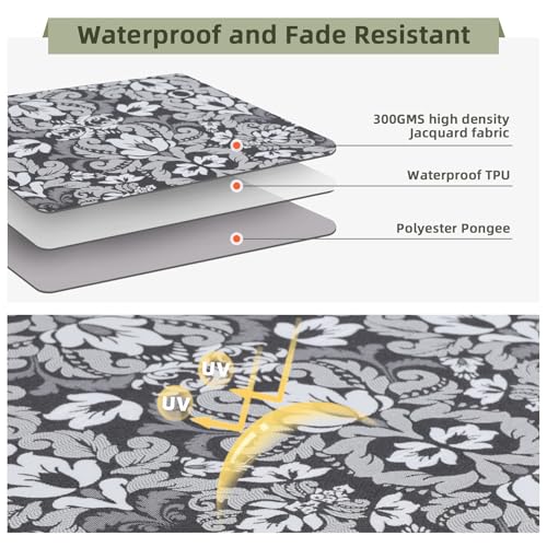 Image of Favoyard Outdoor Deep Seat Patio Cushions Set, 22 inch x 22 inch, Rainproof, Garden