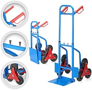 MAXCRAFT Sack Truck Heavy Duty up to 150 kg Hand Truck Stair climber Trolley foldable Barrow & Cart
