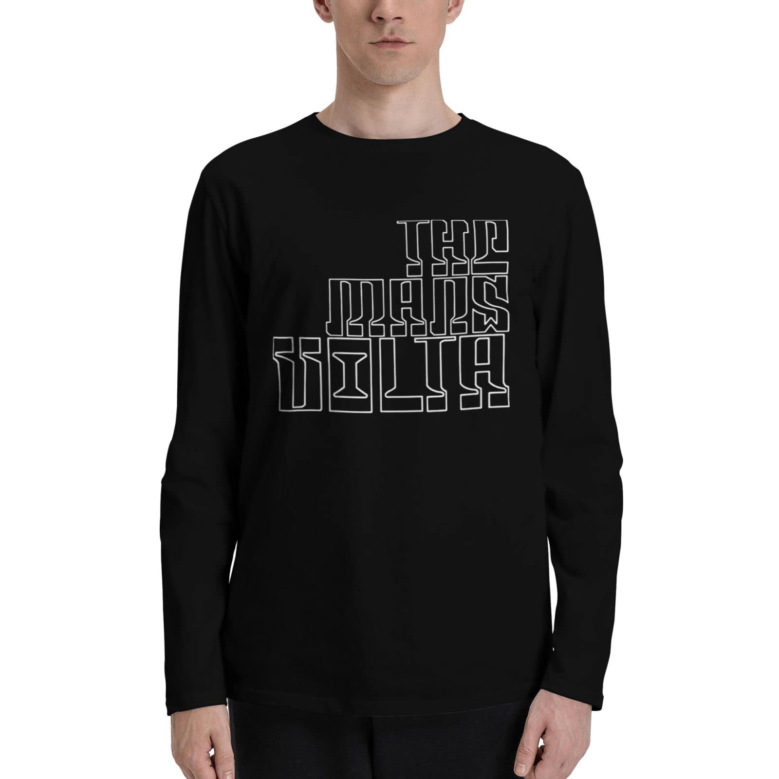 BCLLGRETThe Mars Volta T Shirt Men Long Sleeve T-Shirts Fashion Leisure Tee Black