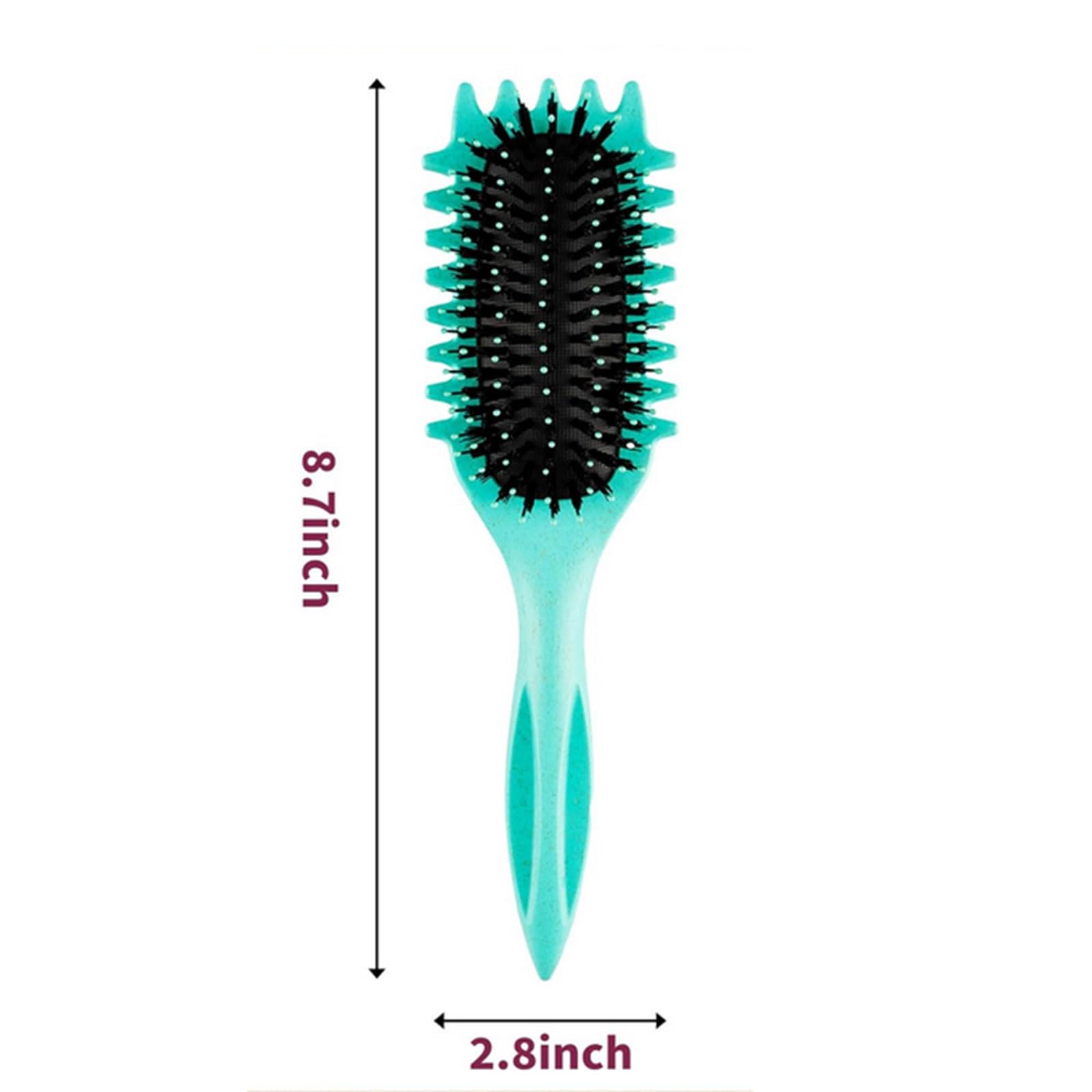 Wmzjnl 2pcs Curl Defining Brush and Wide Tooth Soft Shaping Comb for Curly Wavy Dry Hair Detangling - Image 2