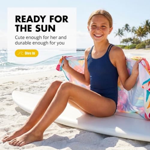 Image of Kanu Surf Girls' Reese UPF 50 Beach Sport Criss-Cross One Piece Swimsuit