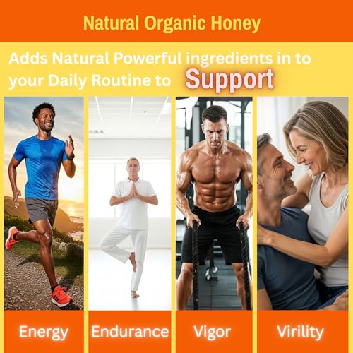 Organic Natural Honey infused with Natural Jelly, Honey Bee Pollen & 100% Mixed Natural Herbs (Large Pack of 24 Sachets 10Gram Each) - Image 7