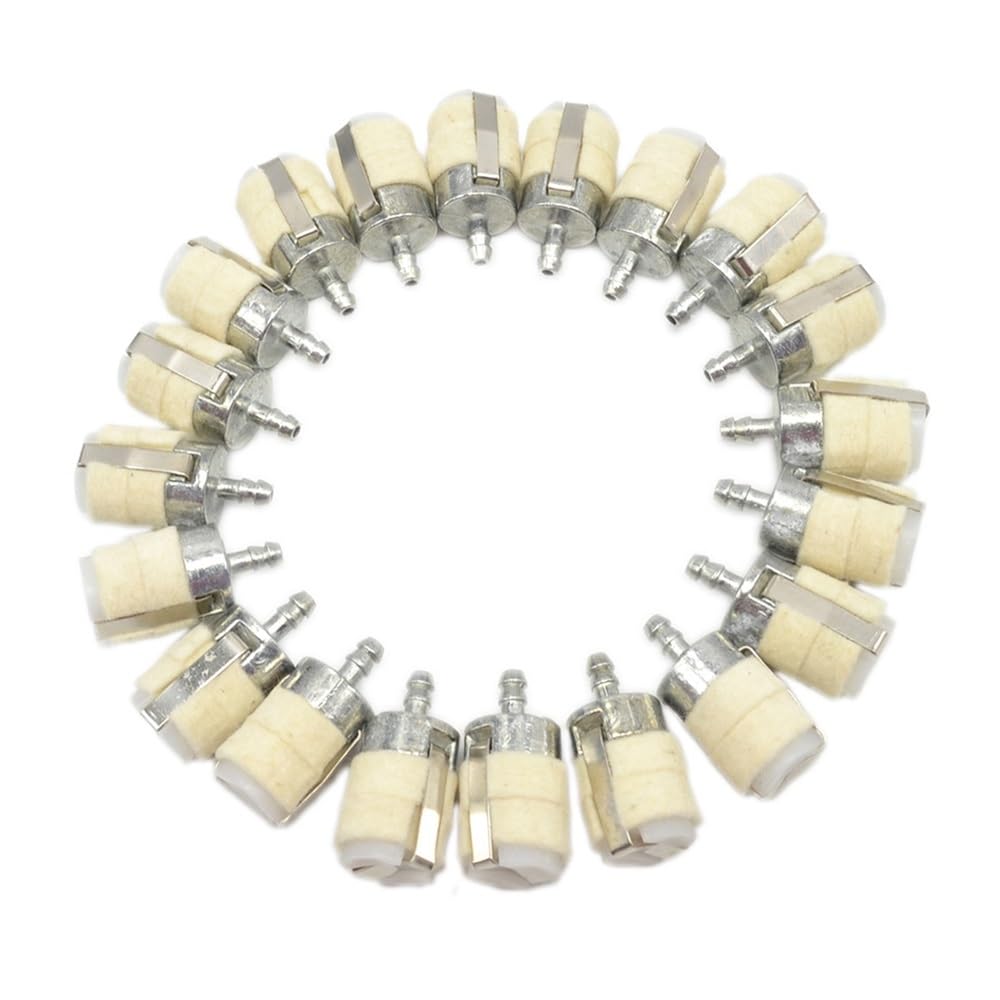 5 uds 10 Uds 20 Piezas Uds Combustible con algodón Apto for Motosierra 45CC 52CC 58CC 4500 5200 5800(100pcs)