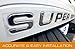 EyeCatcher Tailgate Insert Letters fits 2008-2016 Ford Super Duty (Chrome)