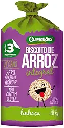 Biscoito de Arroz Integral com Linhaça 80g