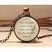 Peter Pan Jewelry, "Never say goodbye" Peter Pan Necklace Peter Pan art pendant
