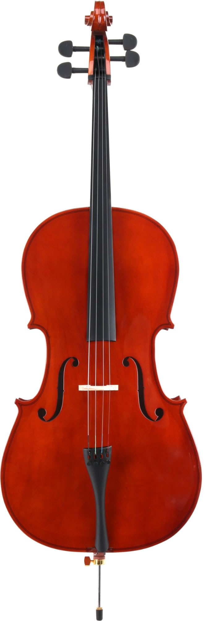 Classic Cantabile CP-100 Violoncello 4/4 Set (Tavola: Abete, Fondo: Acero, Meccaniche: Palissandro, puntale regolabile in altezza, finitura lucida, incl. Arco e Custodia)