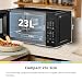 COMFEE' 23L Digital Solo Microwave Oven, 900W Compact Countertop Microwave with Inverter,9 Auto Menus, 5 Power Levels, Express Cook,Defrost, Easy Control, Timer, ECO Mode, Black - CMO-E232NL(BK)