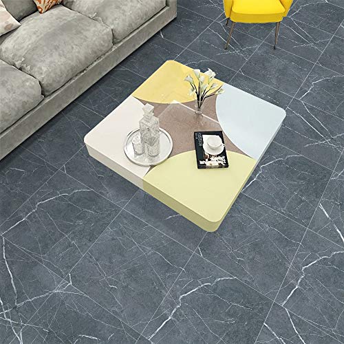 Homya 大理石シール 30x30cm 厚手 床用 はがせる 壁紙シール カッティングシート リメイクシート 防水シール 8枚入 模様替え DIYリフォームシート