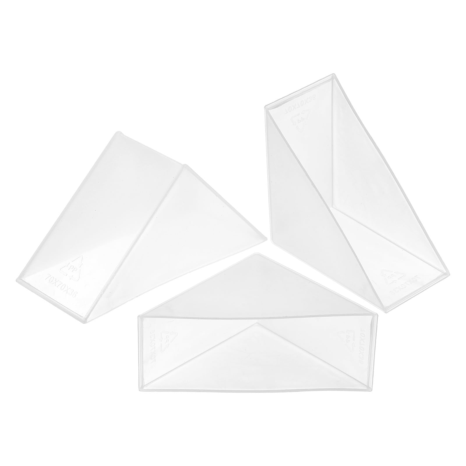 uxcell 8Pcs Plastic Corner Protectors 36x95mm Right Angle Shape Glass Corner Guards Cushion for Corner Protection of Glass, Mirror, Tile, White