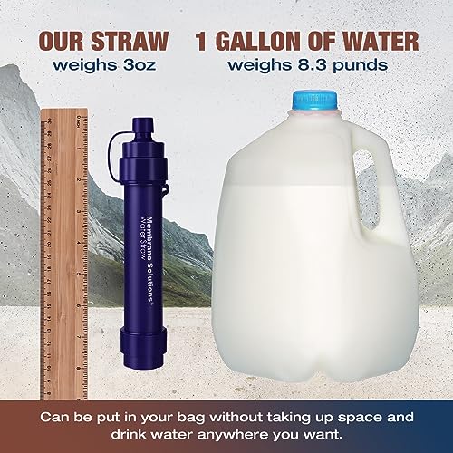 Membrane Solutions S2 Detachable Water Filter Straw, 1-Pack - image 8