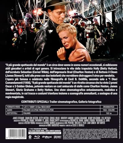 Blu-ray Il Più Grande Spettacolo Del Mondo calidad premium cinematográfica 3