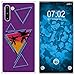 Produktbild PhoneNatic Case kompatibel mit Samsung Galaxy Note 10 Silikon-Hülle Retro Wave Palmen M3