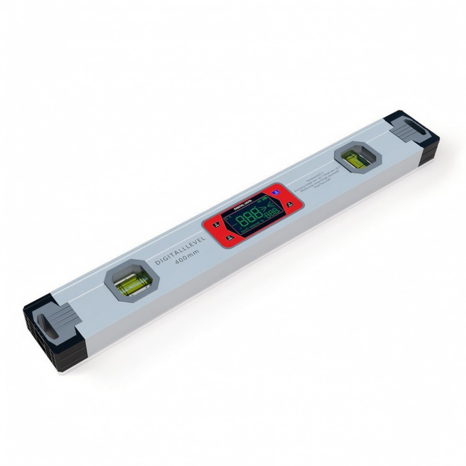 Sharplace Regla Digital Alta Precisión Digital Resistente Inclinómetro con Base Magnética para Carpinteros
