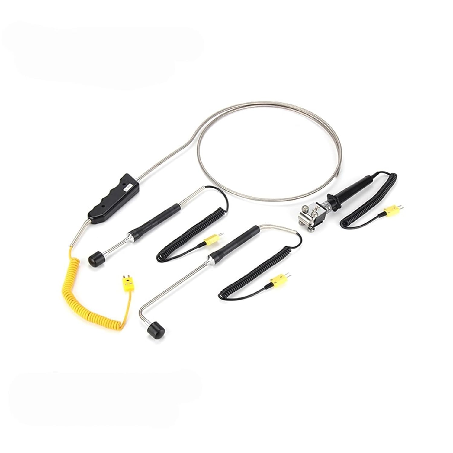 K Type Probe Surface Thermocouple -50 to 500C Handheld Temperature Sensor with Cable for Digital Thermometer