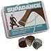 Package of 5 Pairs of Heel Protectors for Contour Heels with Suede Leather Base