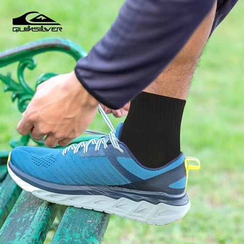 Quiksilver Mens Socks 8 Pairs Ankle Socks for Men Premium Athletic Shoe Size 8-124