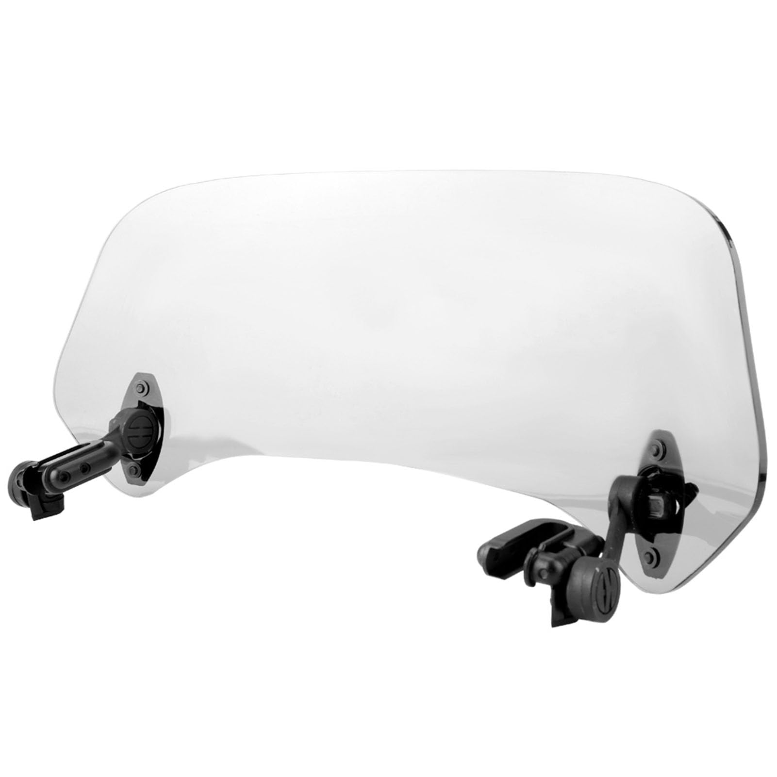 Pare-Brise et déflecteurs de Moto, déflecteurs pour Moto becquet déflecteur d'air Spoiler de Pare-Brise Universelle Modifiée Clip Réglable sur Déflecteur Vent Ajustables Extension (Transparent)