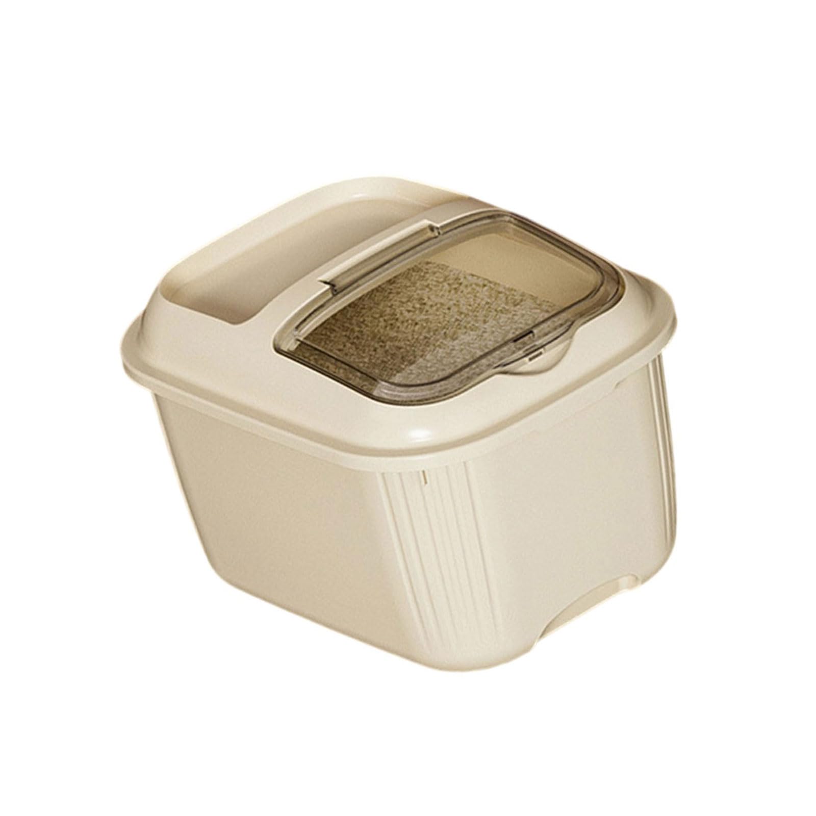 APGLSXY Multi Purpose Dry Food Anti Design Visible Contents Window for Rice Cereal Rice Box Easy to Clean