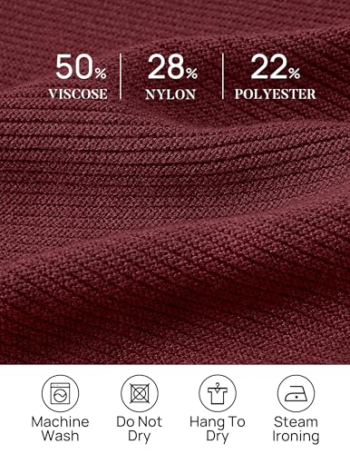 Image of ZESICA Women's Fall Mock Neck Long Sleeve Cropped Sweaters | Soft Ribbed Knit Pullover, Work Office, Business Casual, 2026 Winter Transition Clothing, Warm Comfy, Going Out Outfits