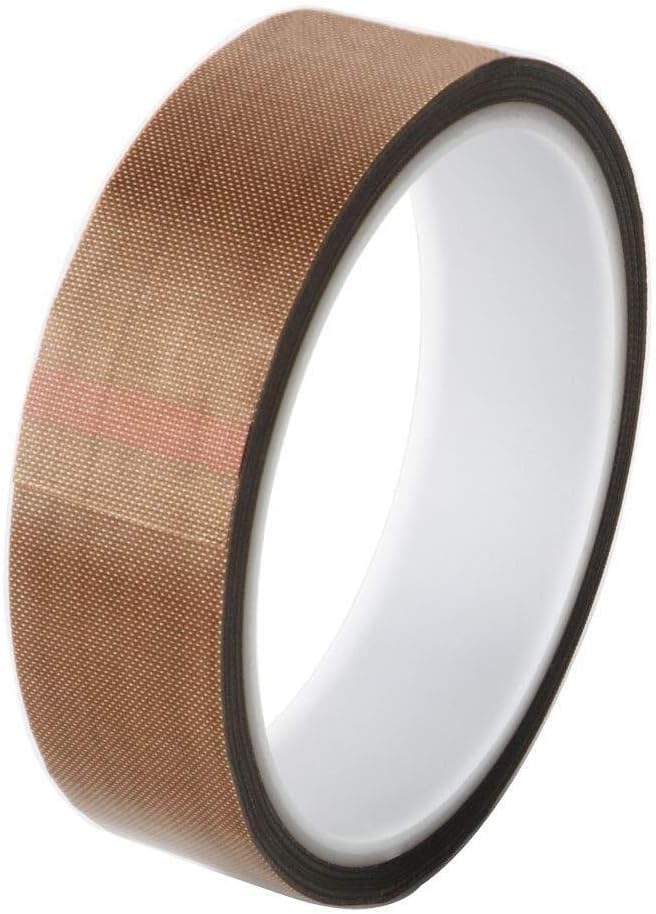 Nastro, nastro PTFE/nastro in teflon, 1 pezzo, nastro sigillante ad alta temperatura, resistente al calore, in teflon ad alta temperatura, isolamento antincendio a 300 gradi, 25 mm x 10 m