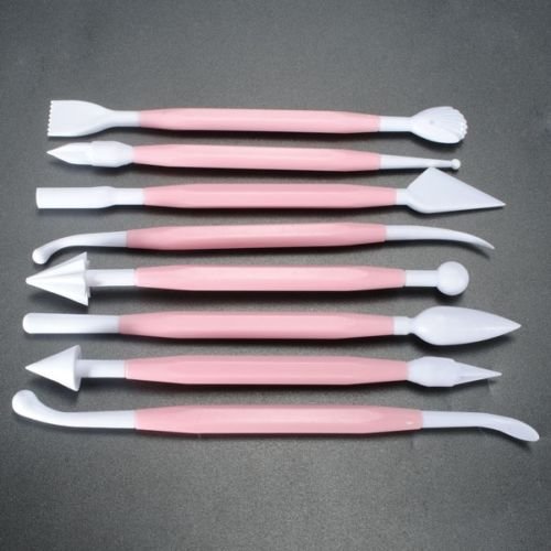 Buy 8pcs Fondant Cake Decorating Flower Sculpting Craft Tools Online at