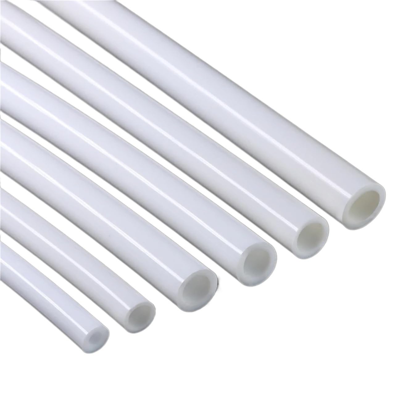 Tubo de silicona flexible blanco 1 a 10 m for acuario, tuberías riego, conector agua, mangueras jardín, manguera goma Para Uso Diario en Piscinas y Spas(5 meters,ID 14mm x OD 18mm)