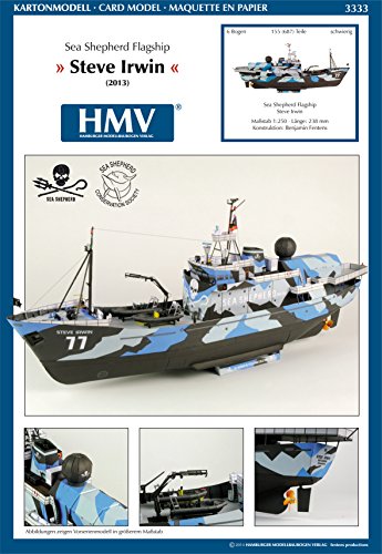Preisvergleich Produktbild HMV 3333 Kartonmodell MV Steve Irwin Sea Shepherd