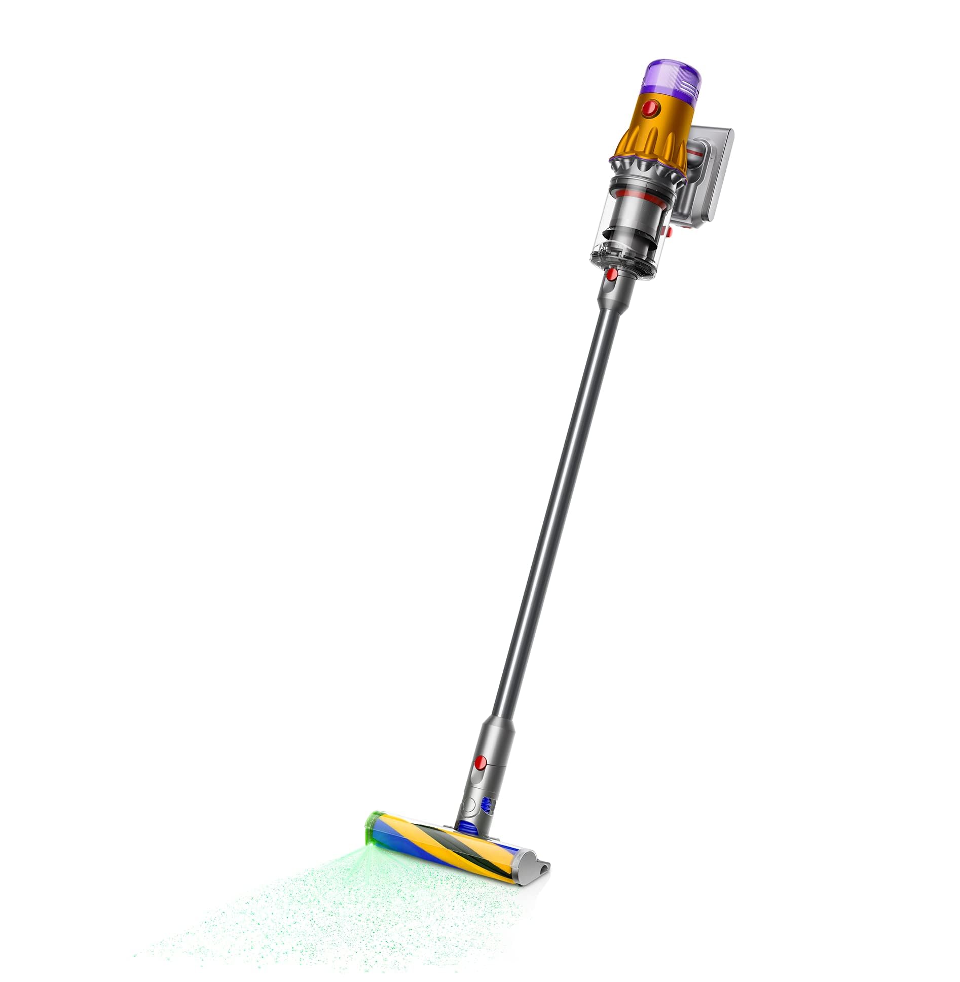V12 Detect Slim Cordless Vacuum Cleaner|2 Yr Warranty incl Accidental Damage Protection|Illumination Reveals Hidden dust|LCD Screen and 3 Power Modes|150 Airwatts, 0.35L bin, 60 mins runtime