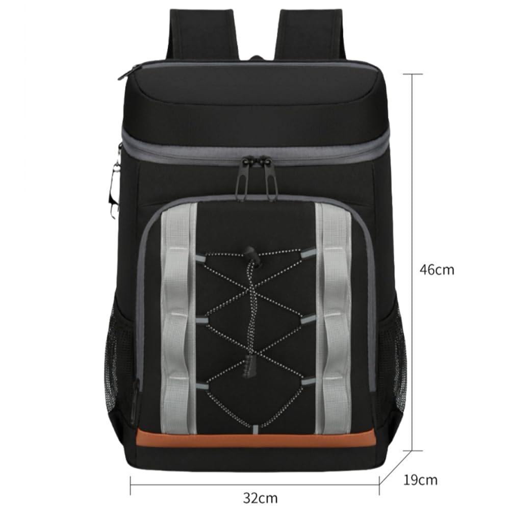 Grote geïsoleerde koelrugzak - ideaal voor picknick en camping - 28L