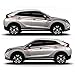 LYFCANIA Autocollant de Sport de Coiffeur pour Mitsubishi Eclipse Cross Pajero hnlyf (Color Name : Silver Car)