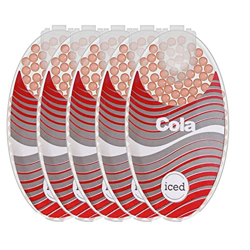 Lot de 500 boules écrasées à la menthe menthol pour insertion de filtre, capsules aromatisées à clipser (coca)