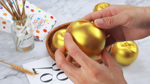 Amazon.com: 6 Pcs Golden Apples Artificial Golden Fruit Crafts