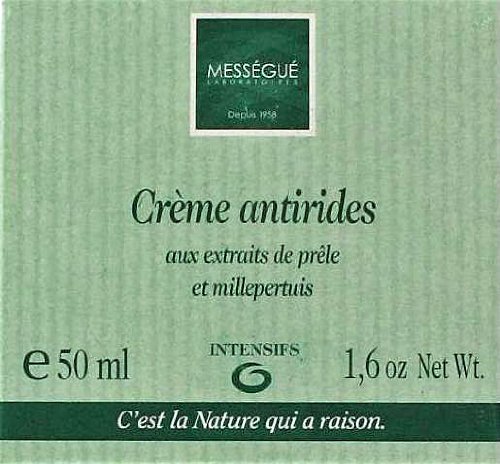 Maurice Mességué, KräuterVitalKosmetik, Schönheitscreme antirides
