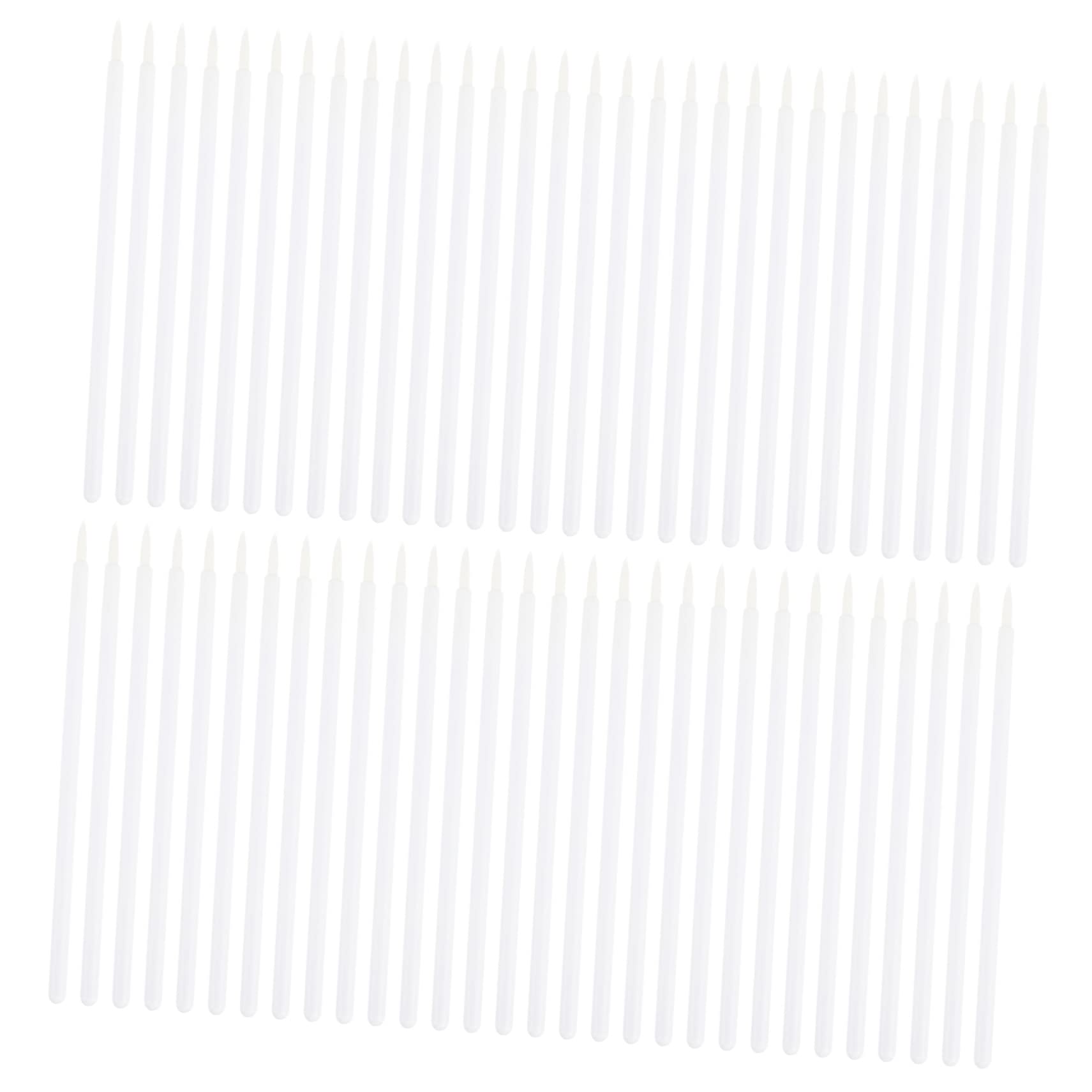 FOMIYES Makeup Eyeliner Wand Sturdy Fiber Brush 100pcs Eyeliner Brush Set Easy Application Ideal for Salon or Home