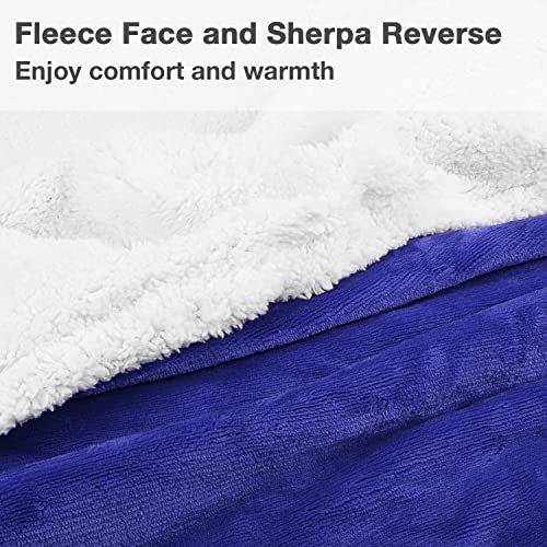 Image of Catalonia Sherpa Wearable Blanket with Sleeves and Kangaroo Pocket