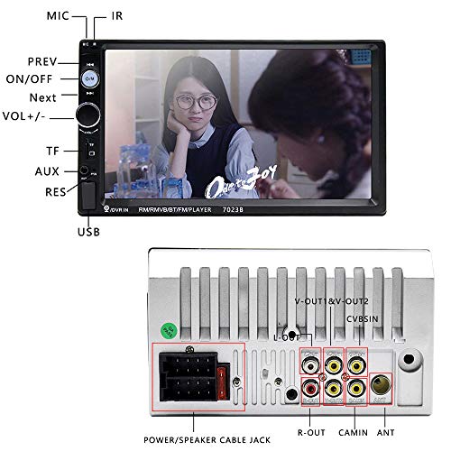 2 Din Autoradio Bluetooth Camecho 7 pollici Touch