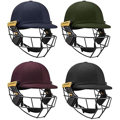 Masuri OS2 Test Titanium Cricket Helmet - Navy Cover