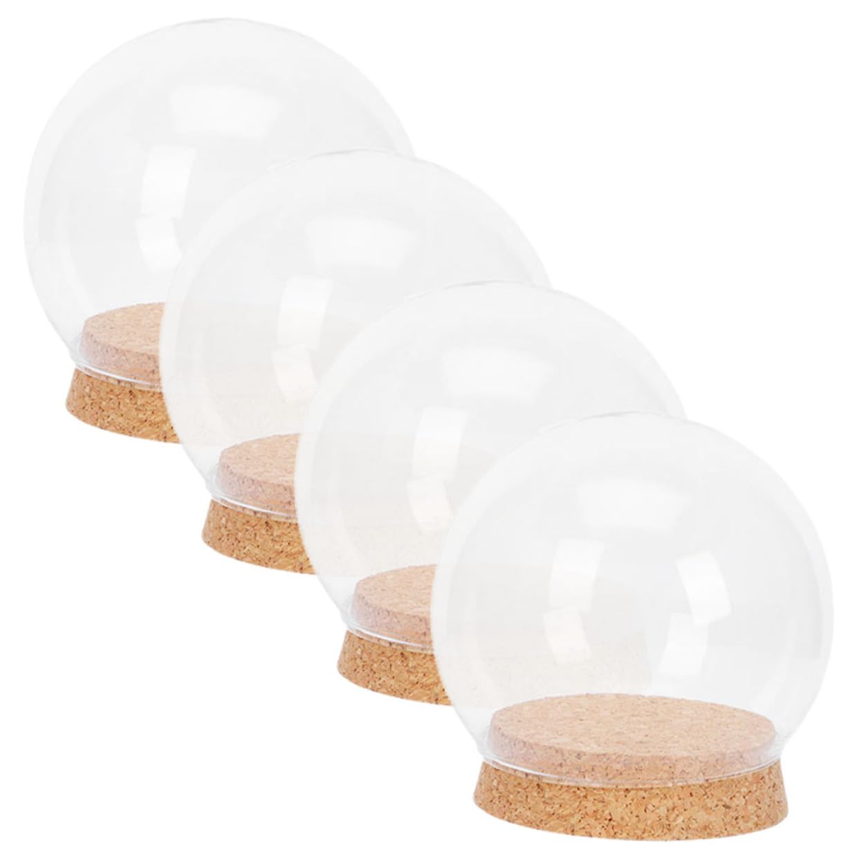 Décoration mariage fleurie avec le dôme transparent Mipcase Ø13cm pour centre de table poétique