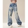 Baggy Jeans for Woman Men High Waisted Wide Leg Sweatpants Jeans Y2K Loose Denim Sweatpants Casual Clothes
