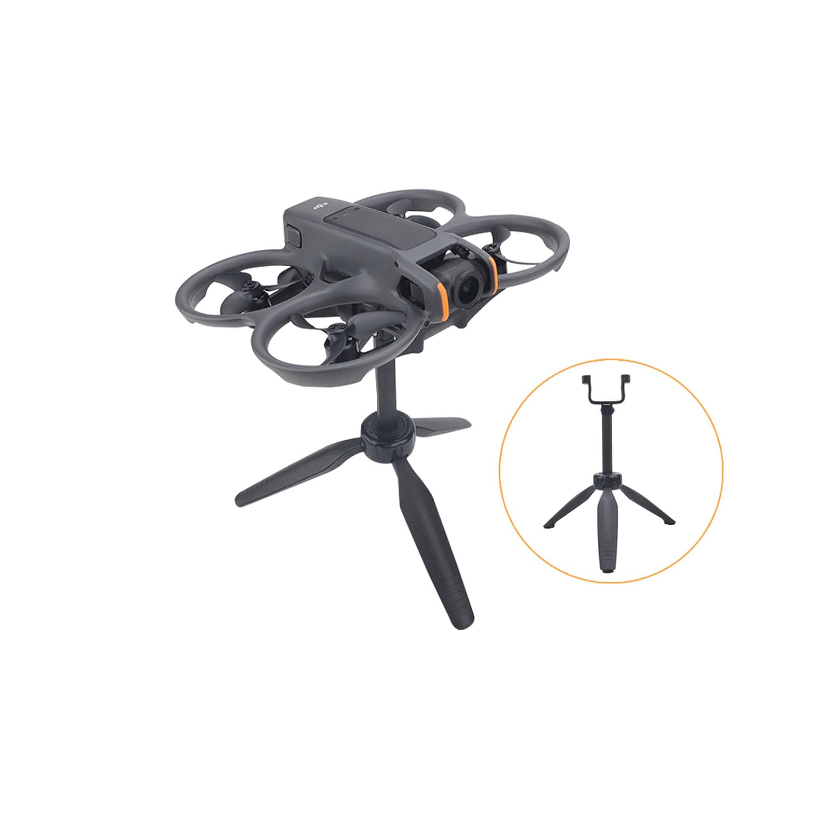 ZWLLKJGS Avata 2 Stand, Tripod Mount for Desktop Display for DJI Avata 2 Accessories, Drone Stand, Stable Base Mount (Black)